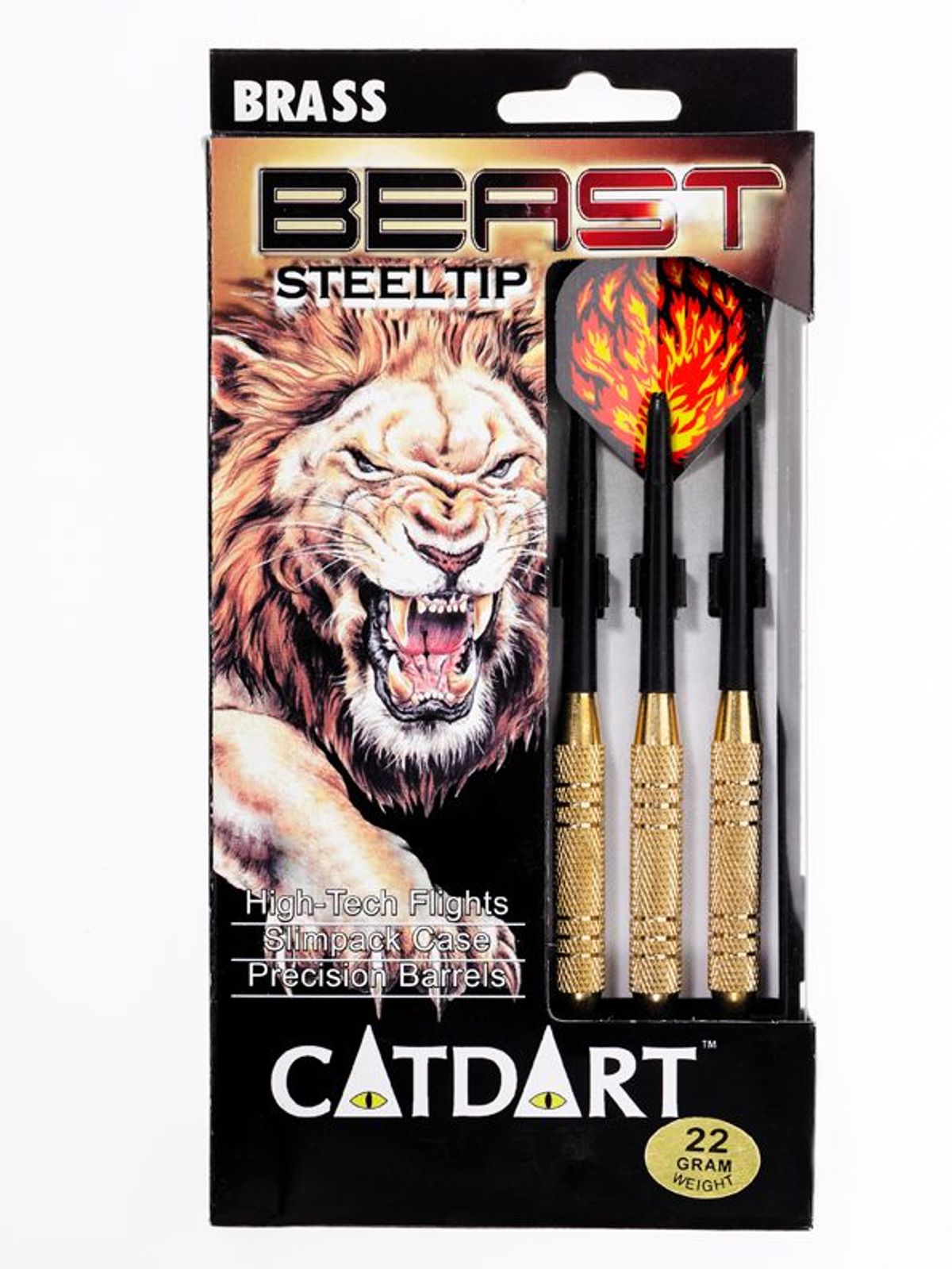 Catdart Beast Steeltip Darts - Sæt med 3 Dartpile - HURTIG LEVERING