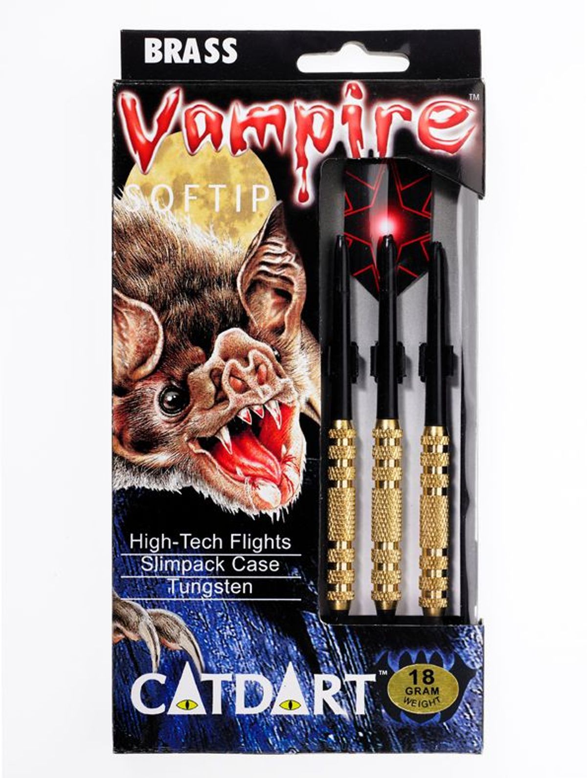 Catdart Vampire Soft tip Darts - Sæt med 3 Dartpile - HURTIG LEVERING