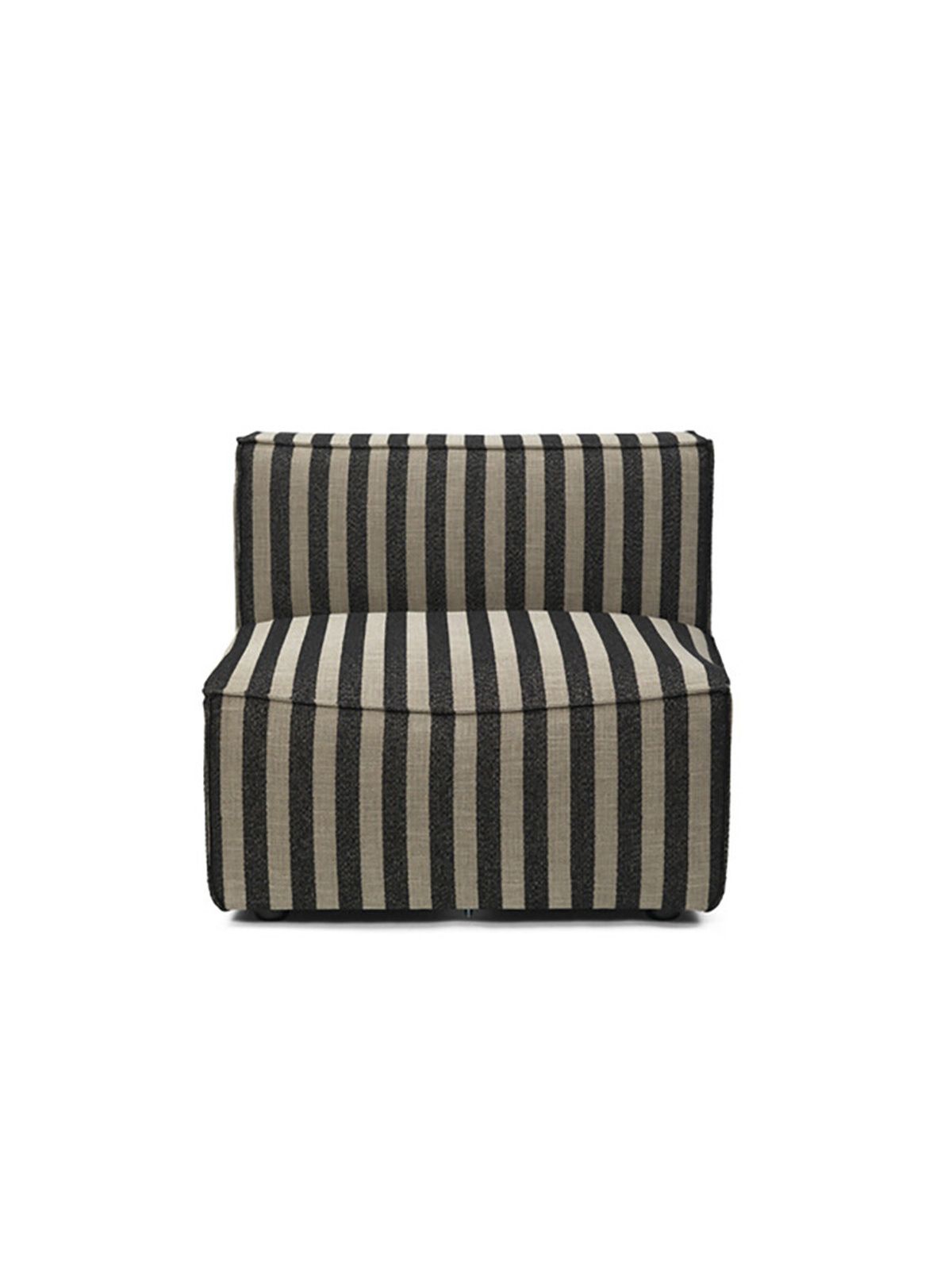 Catena Sofa Center Louisiana, sand/black fra Ferm Living