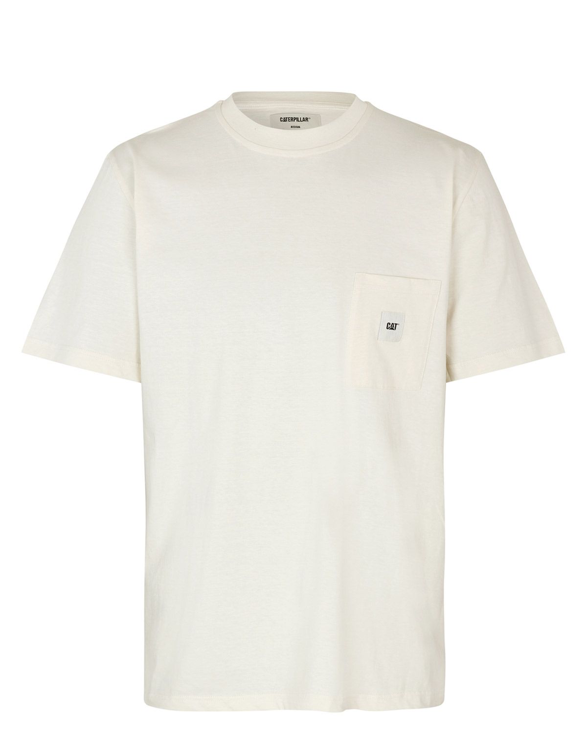 Caterpillar Basic Pocket T-Shirt Off Hvid