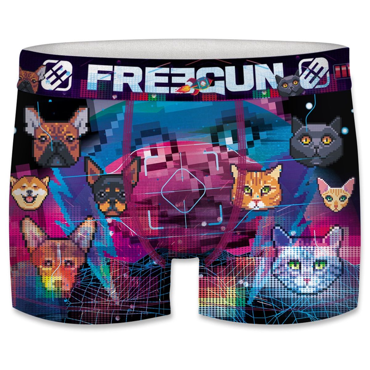 Cats and Dogs - Freegun Microfiber Boxershorts