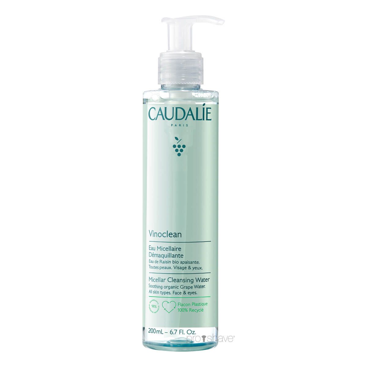 Caudalie Vinoclean, Micellar Cleansing Water, 200 ml.