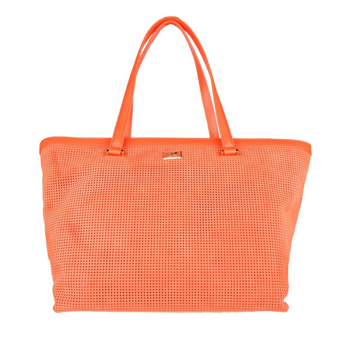 Cavalli Class Chic Dark Orange Leather Håndtaske