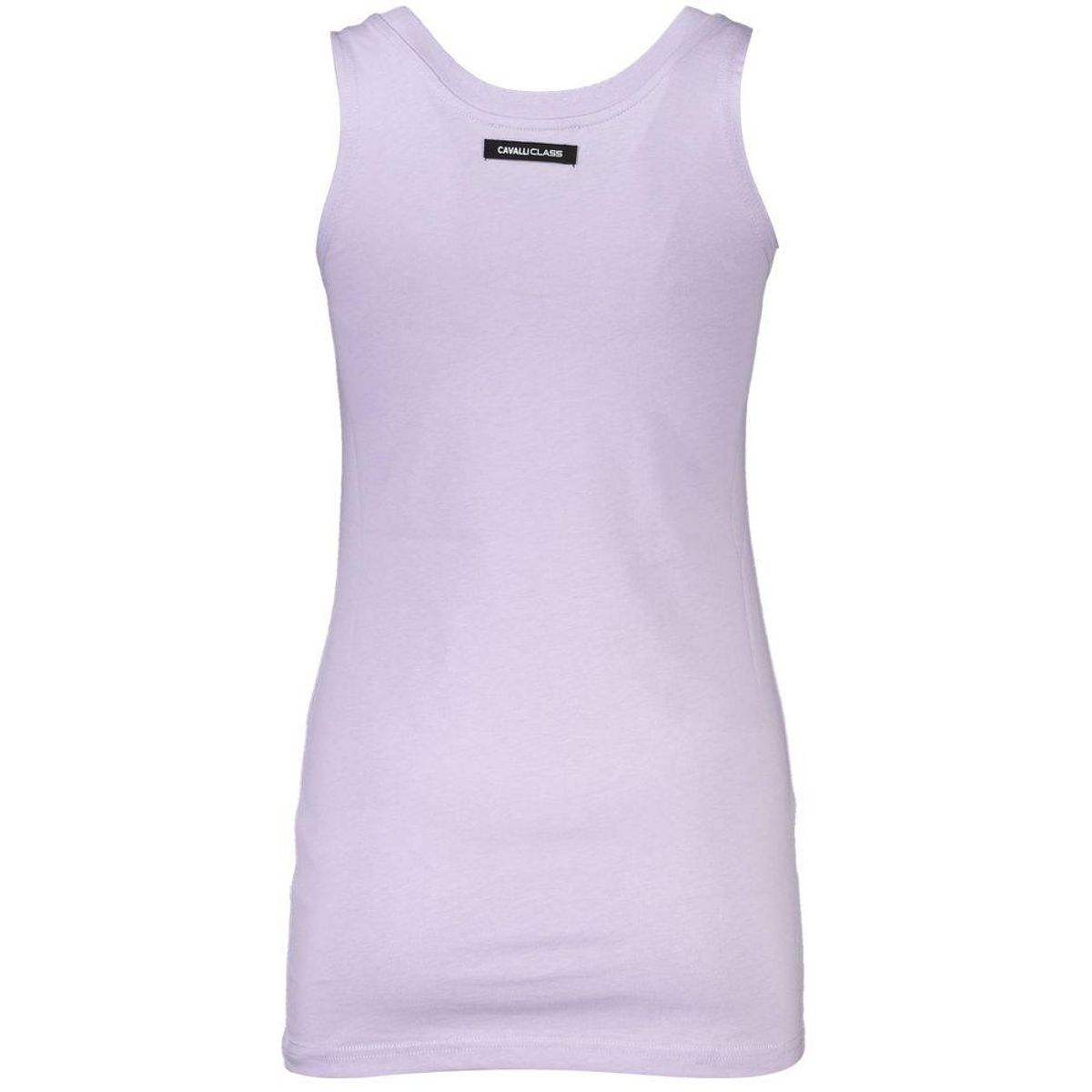 Cavalli Class Purple Cotton Women Top