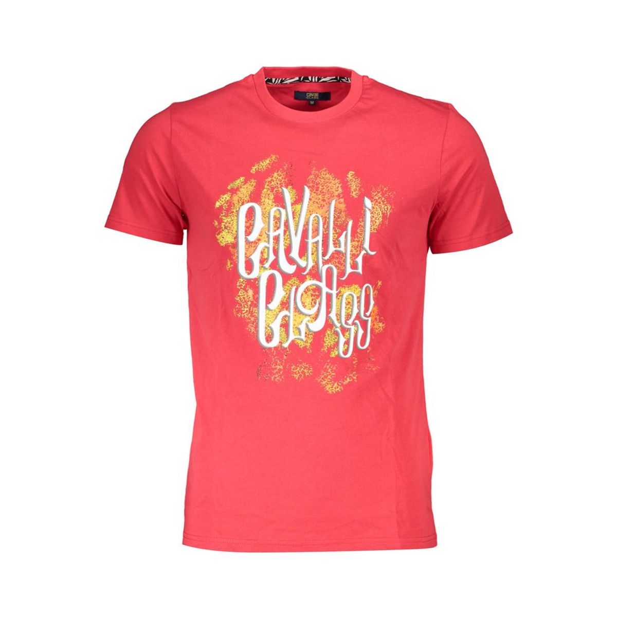 Cavalli Class Red Cotton T-Shirt