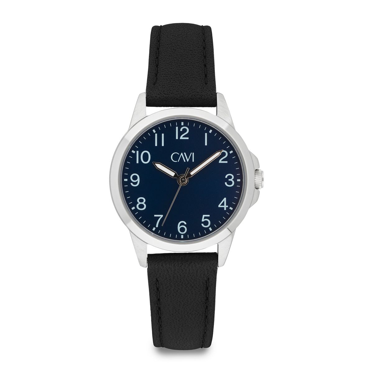 CAVI Watches - Stella ur m. sort rem, blue Stål