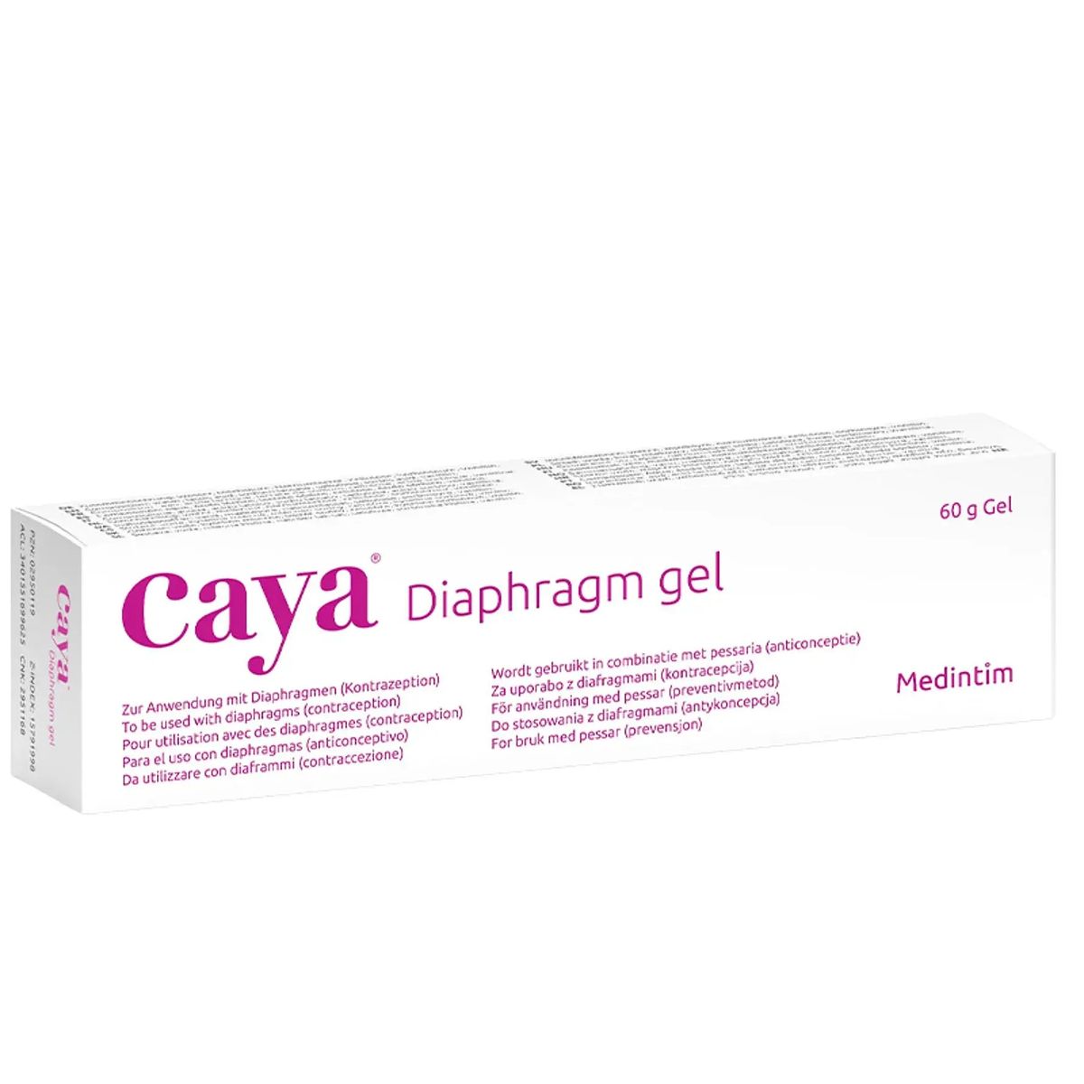 Caya Gel til Caya pessar. Hormonfri vegansk prævention