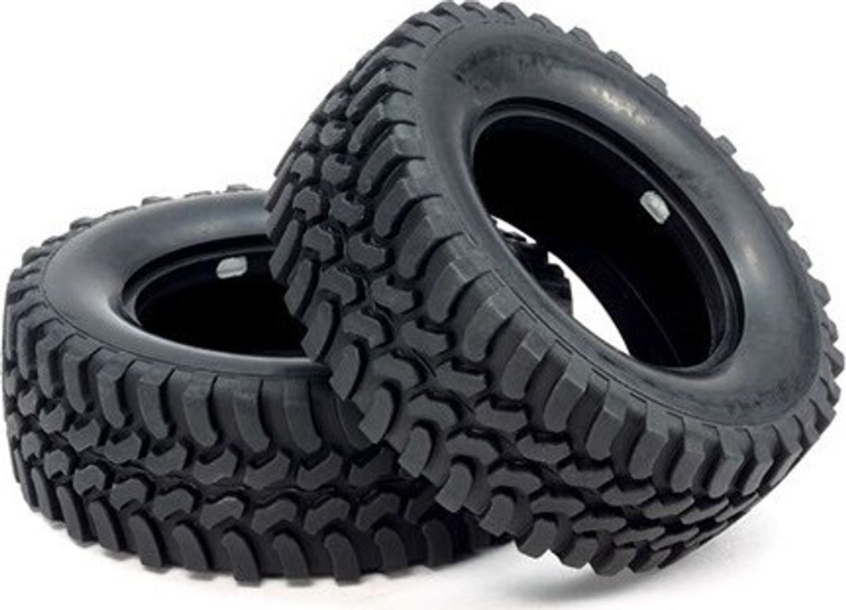 Cc-01 Mud Block Tires *2 - 54735 - Tamiya