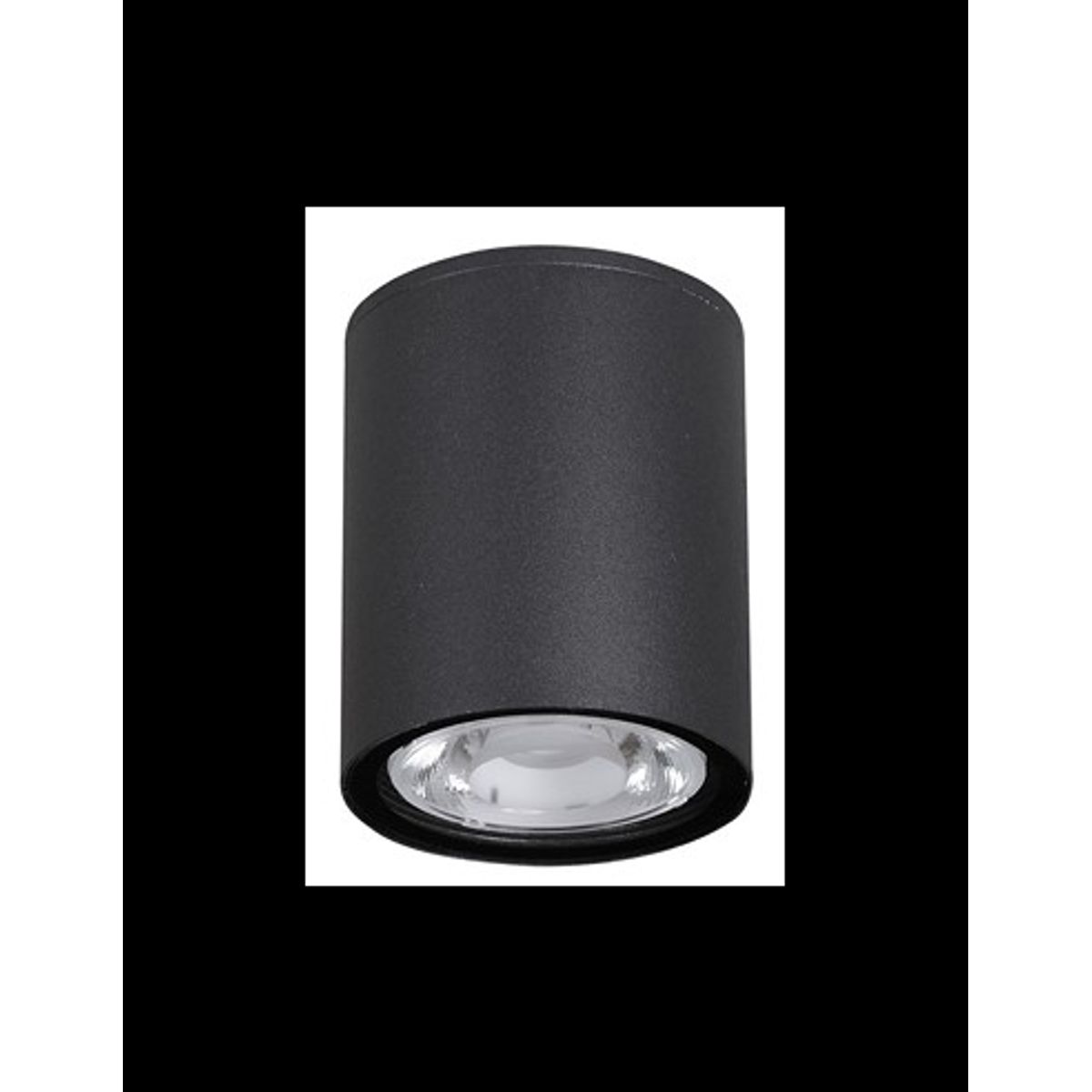 CECI Udendørs loftlampe i aluminium Ø9 cm 6W LED - Mat sort