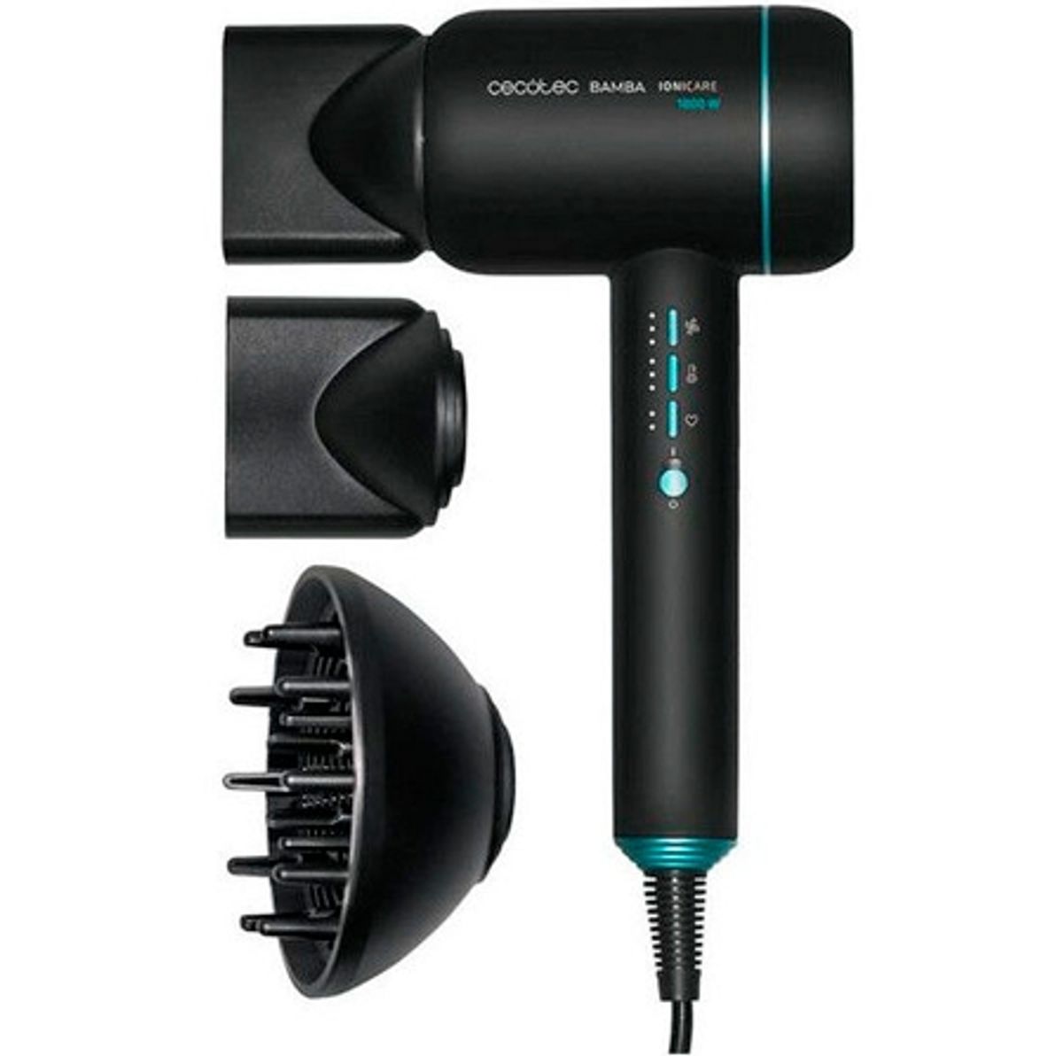 Cecotec Bamba IoniCare 6000 Rockstar Ice Hårtørrer - 1800W