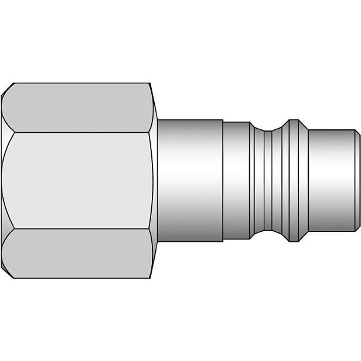 Cejn nippel 1/4" slange studs