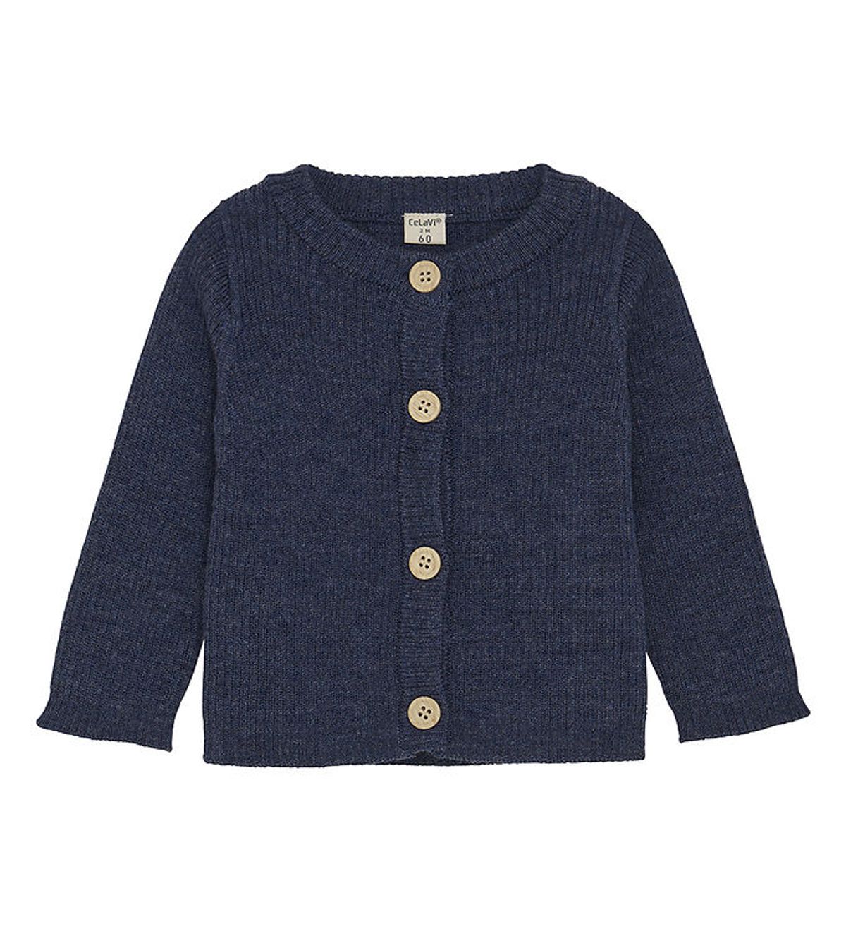 CeLaVi Cardigan - Uld - Strik - Naval Academy Melange