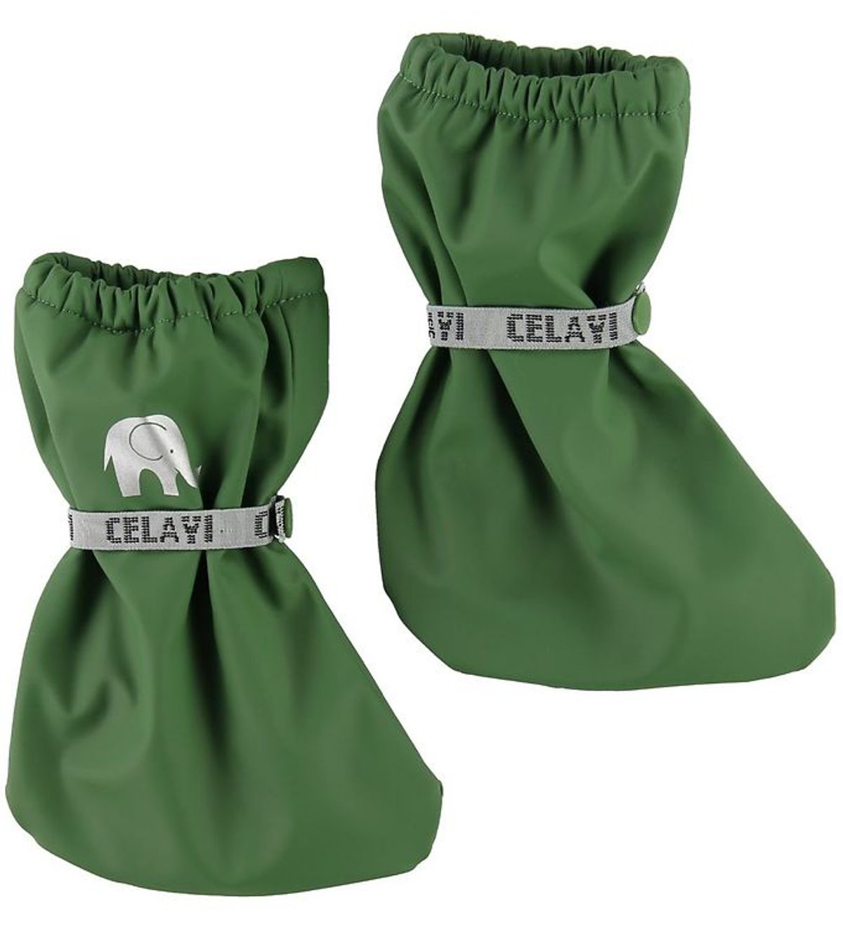 CeLaVi Overtrækssko m. Fleece - PU - Elm Green