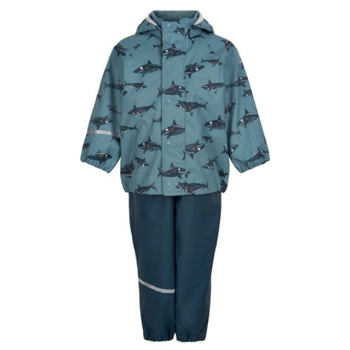 CeLaVi - Rainwear Set AOP - Smoke Blue - 120