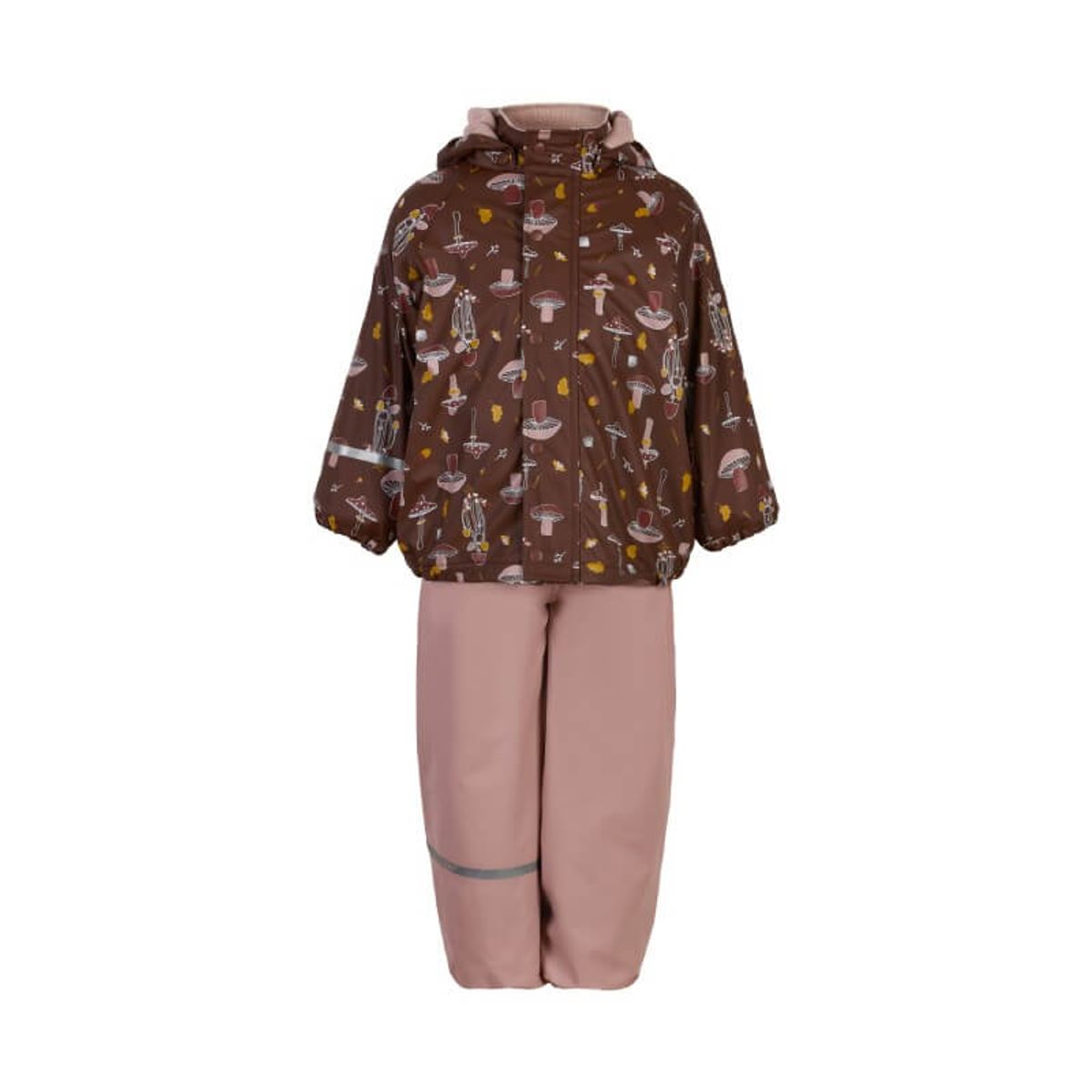 CeLaVi - Regntøj PU med Fleece - Misty Rose - 80