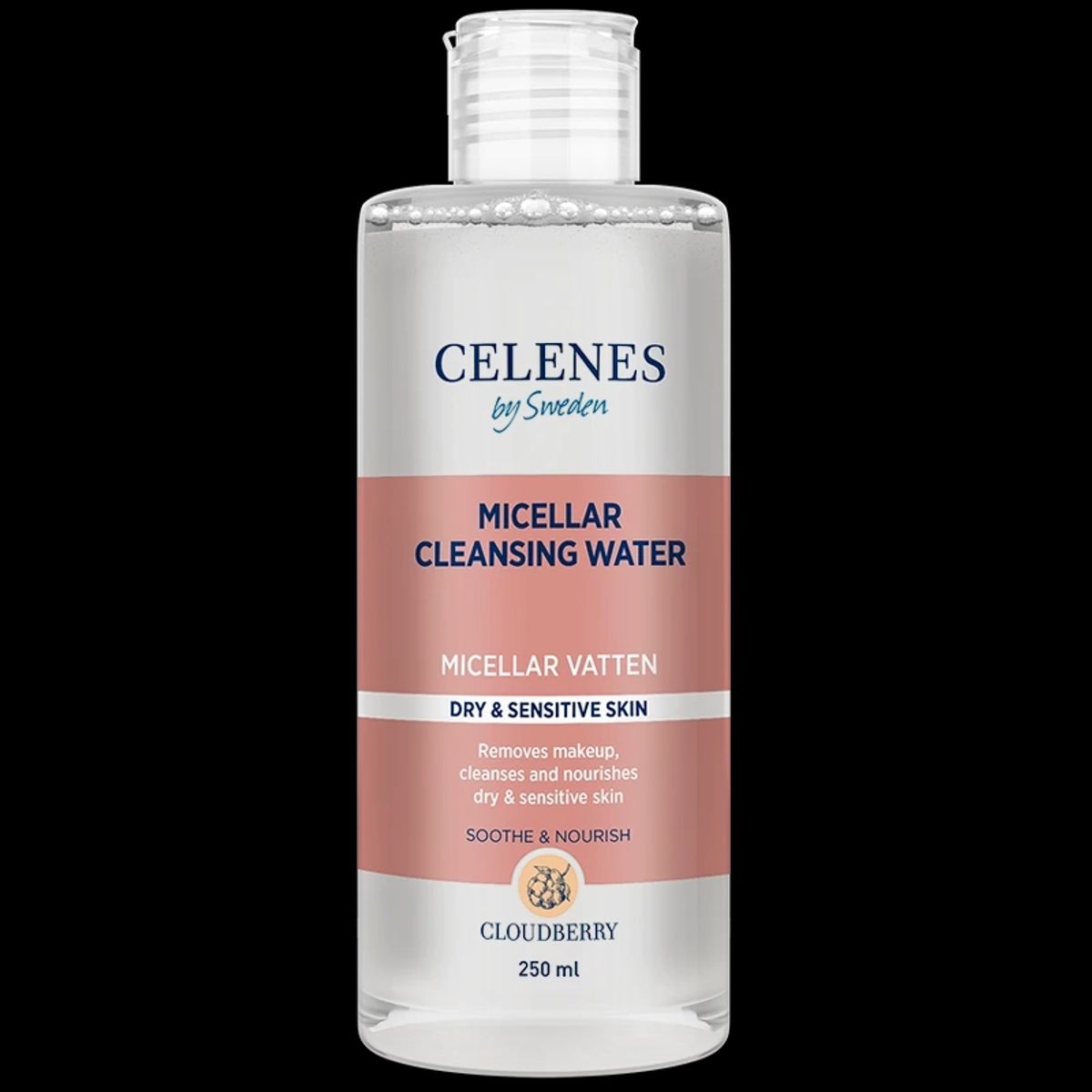 Celenes Cloudberry Micellar Cleansing Water / Dry-Sensitive 250 ml