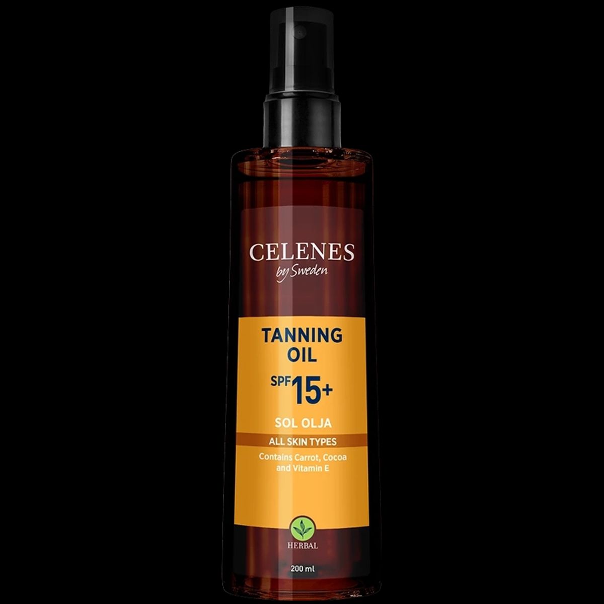 Celenes Herbal Tanning Oil SPF 15 - 200 ml