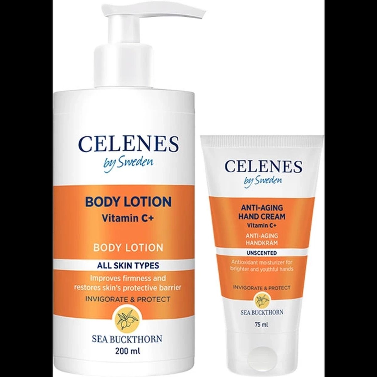 Celenes Sea Buckthorn Body Lotion & Hand Cream