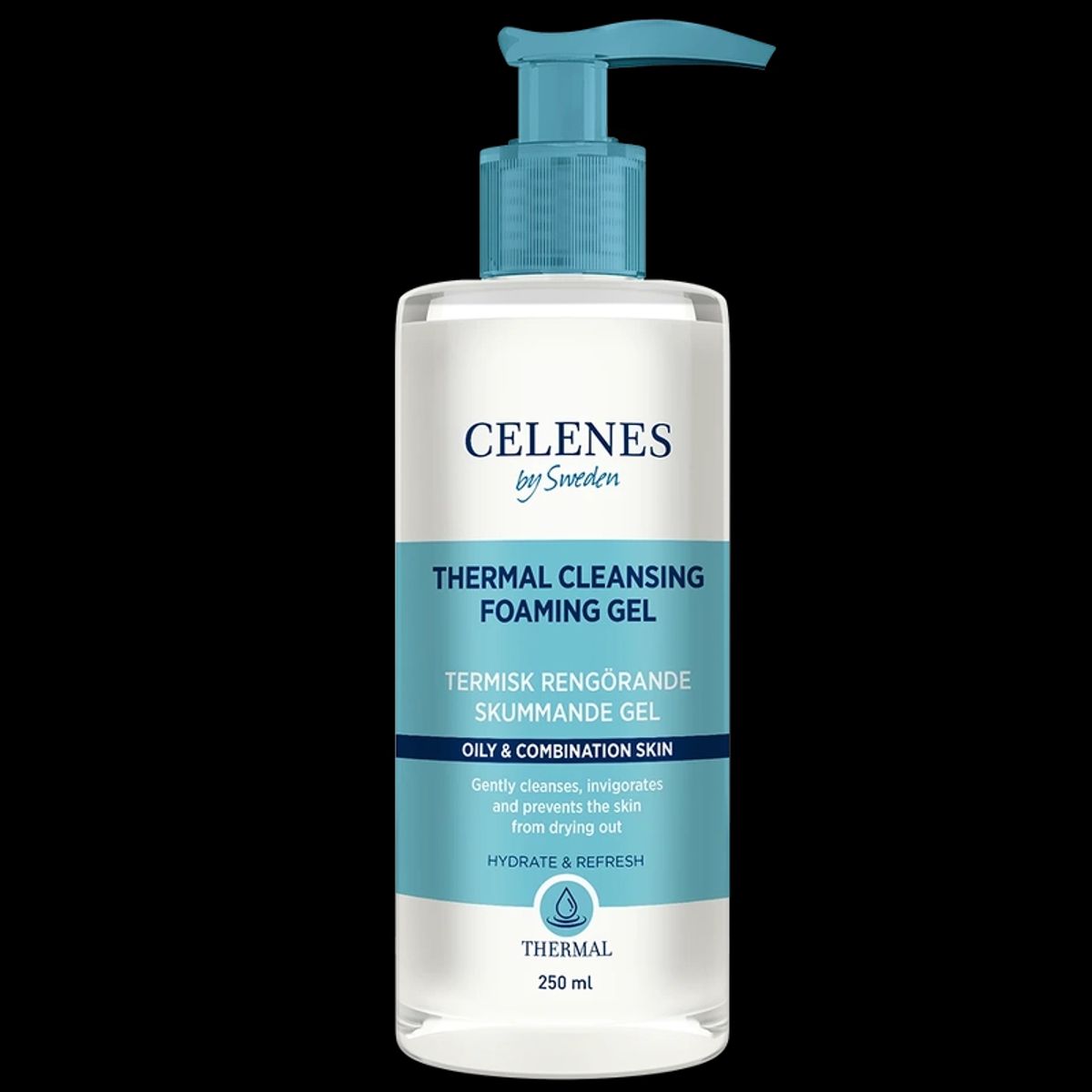 Celenes Thermal Cleasing Foaming Gel / Oily-Combination 250 ml