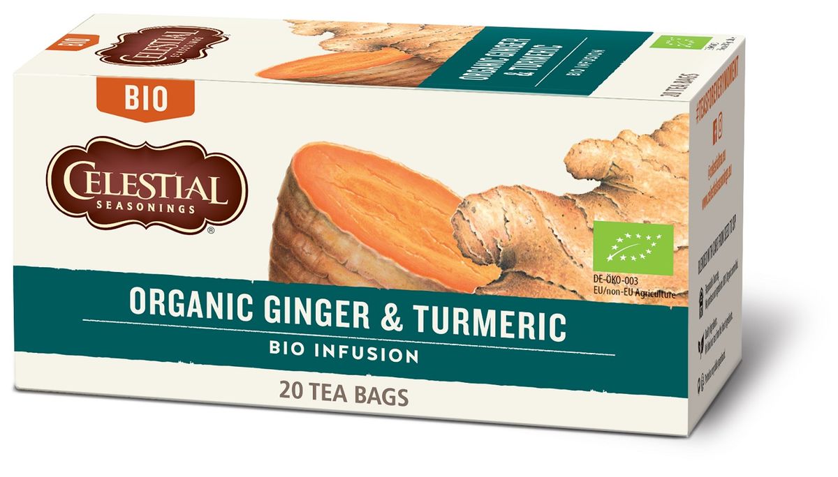 Celestial Seasonings® - Organic Ginger & Turmeric Tea