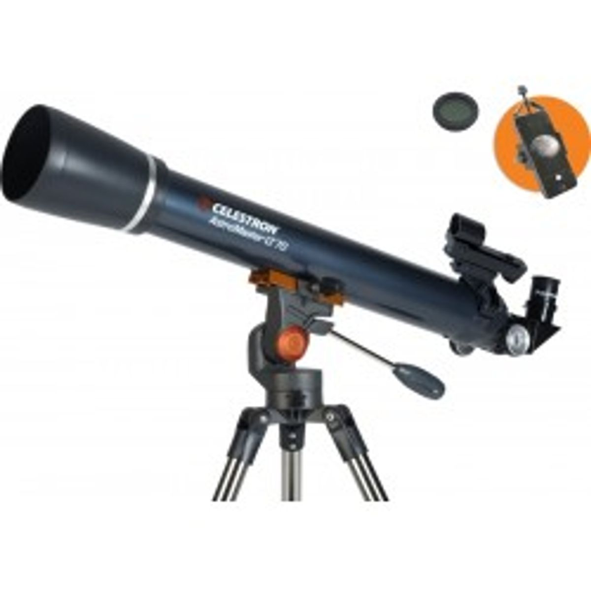 Celestron Astromaster LT 70AZ with Phoneadapter and Moonfilter - Kikkert