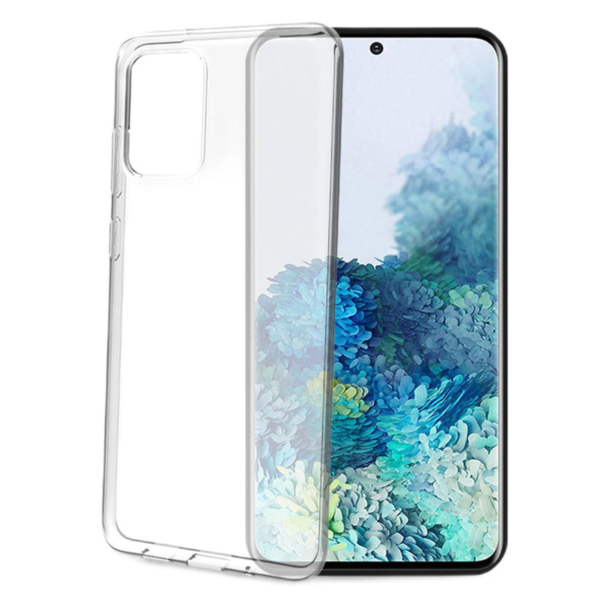 Celly Gelskin Samsung Galaxy S20+ Soft TPU Cover, Transparent