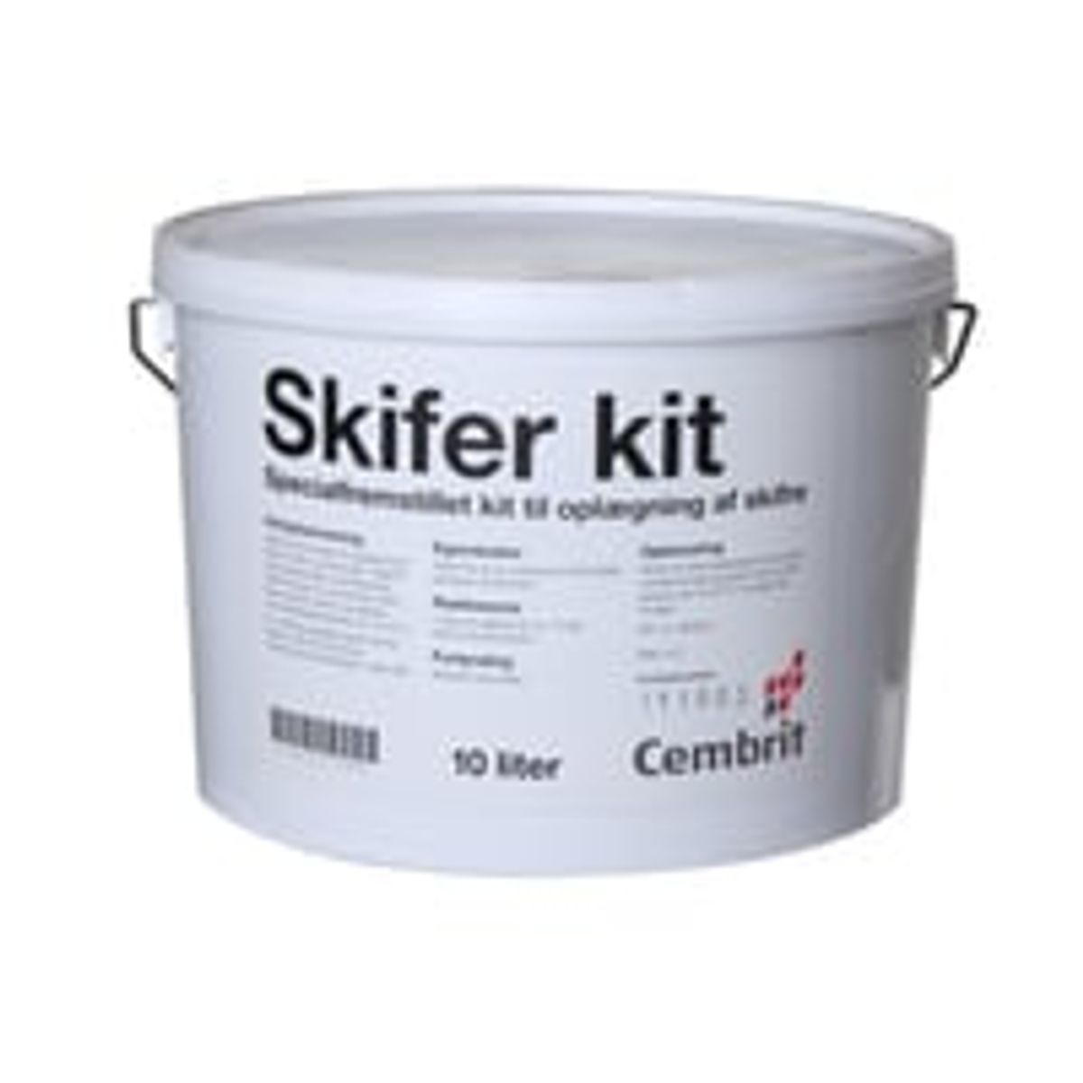 Cembrit skiferkit spand 10 liter. Til natur/fibercementskifer