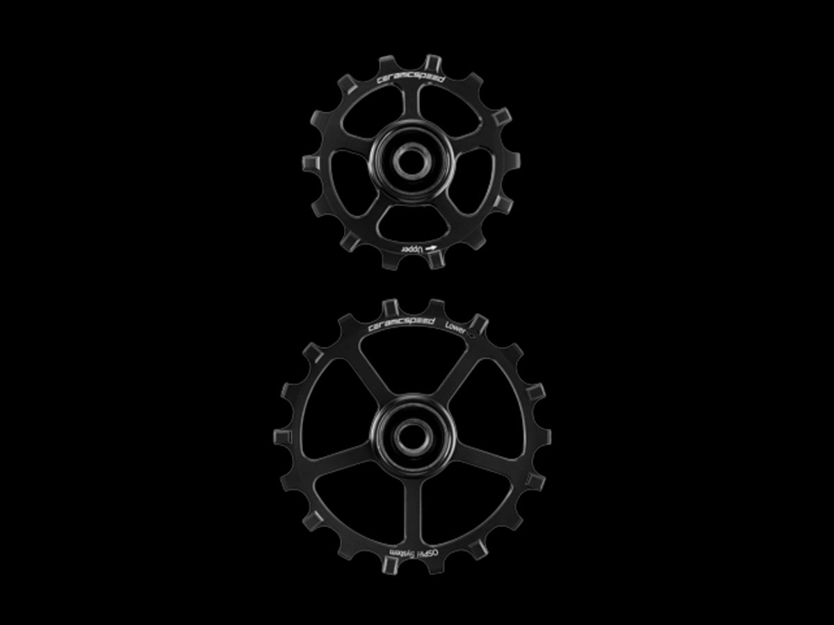 CeramicSpeed Keramisk Oversized Pulleyhjul - 14+18 - Sort