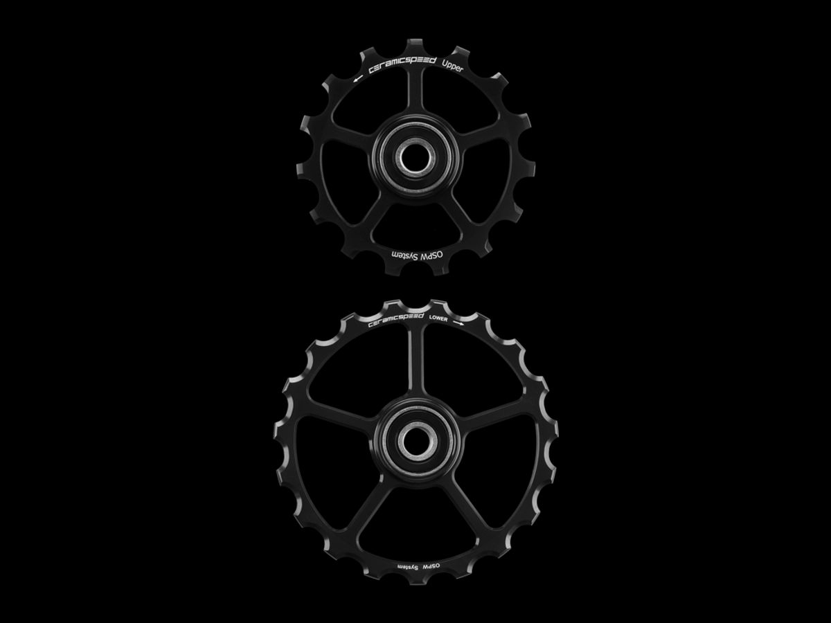 CeramicSpeed Keramisk Oversized Pulleyhjul - 15+19 - Sort