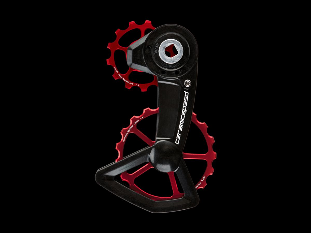 CeramicSpeed Keramisk Oversized Pulleyhjul SRAM Red/Force/Rival AXS XPLR - Rød