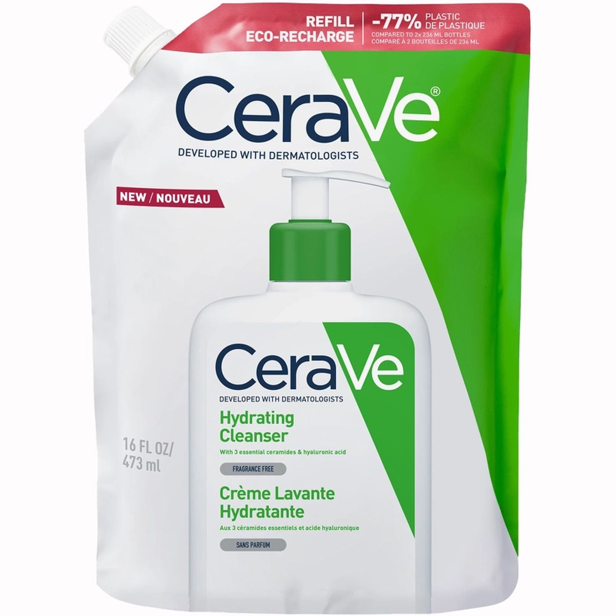 CeraVe Hydrating Cleanser Refill 473 ml