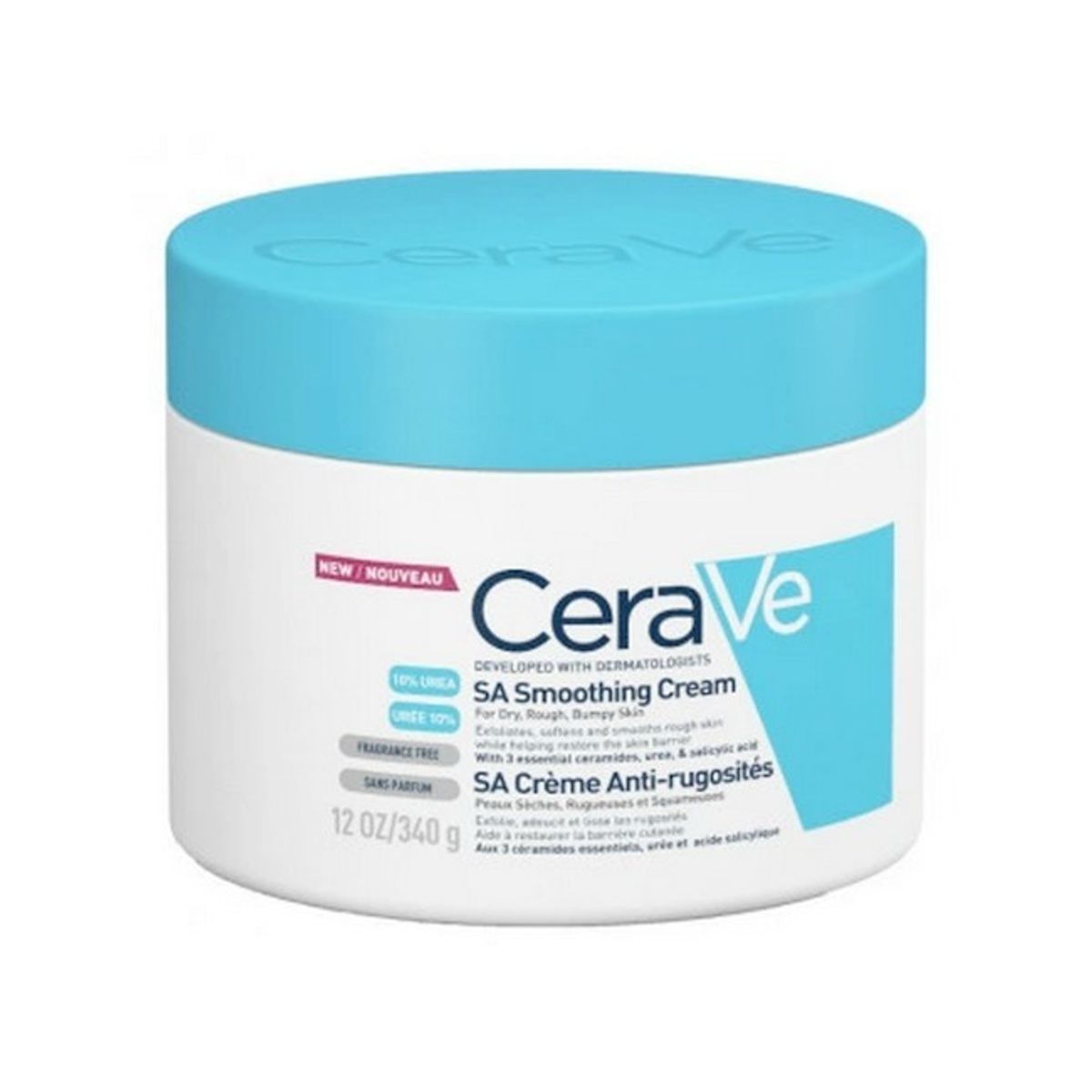 CeraVe - SA Smoothing Cream Dry Rough Bumpy Skin - 340g