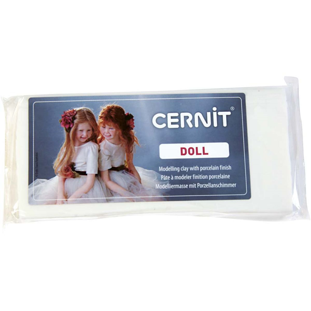 Cernit, hvid, 500 g