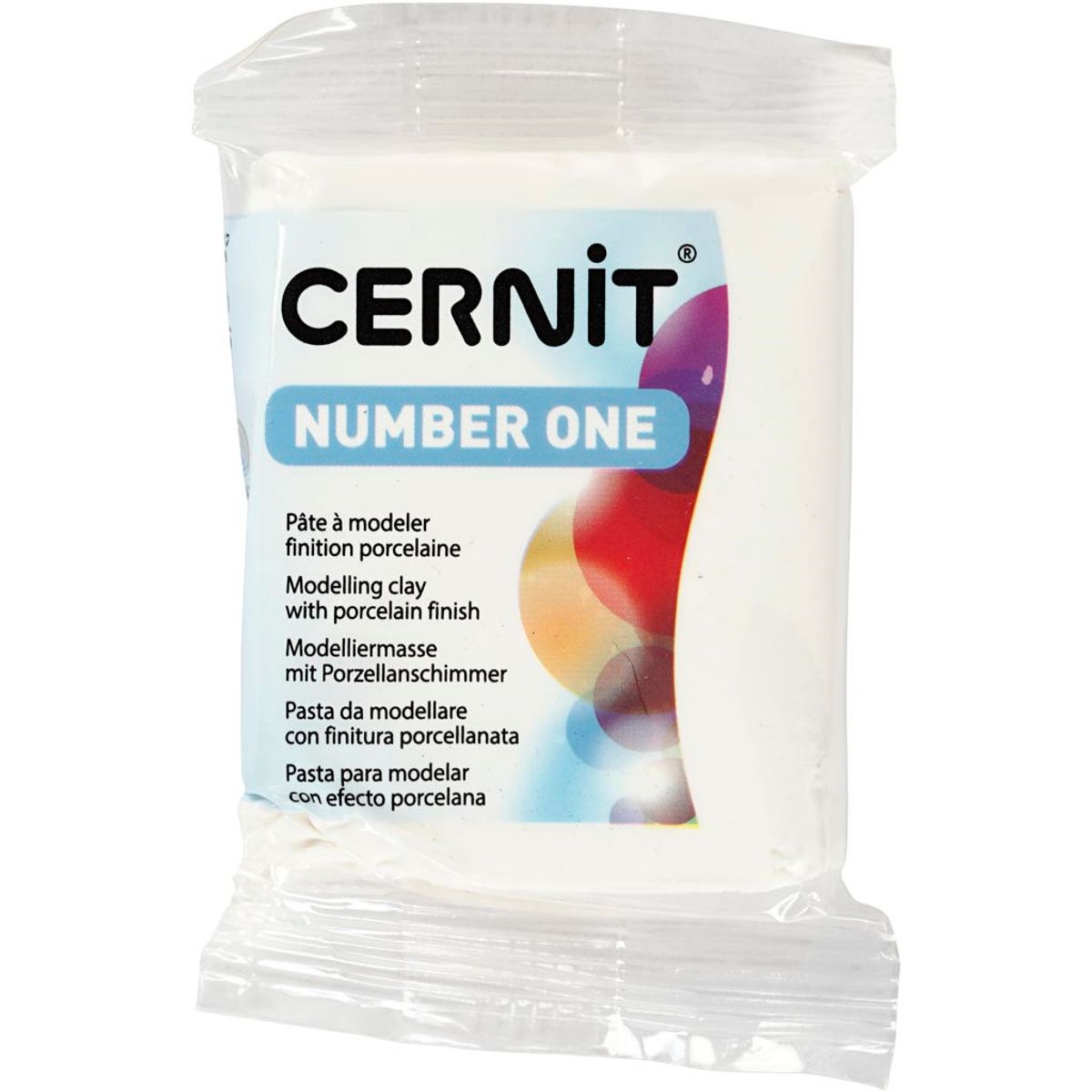 Cernit, hvid, 56 g