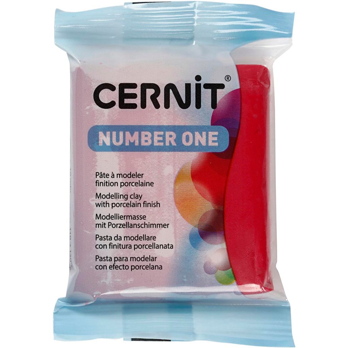 Cernit, karminrød, 56 g