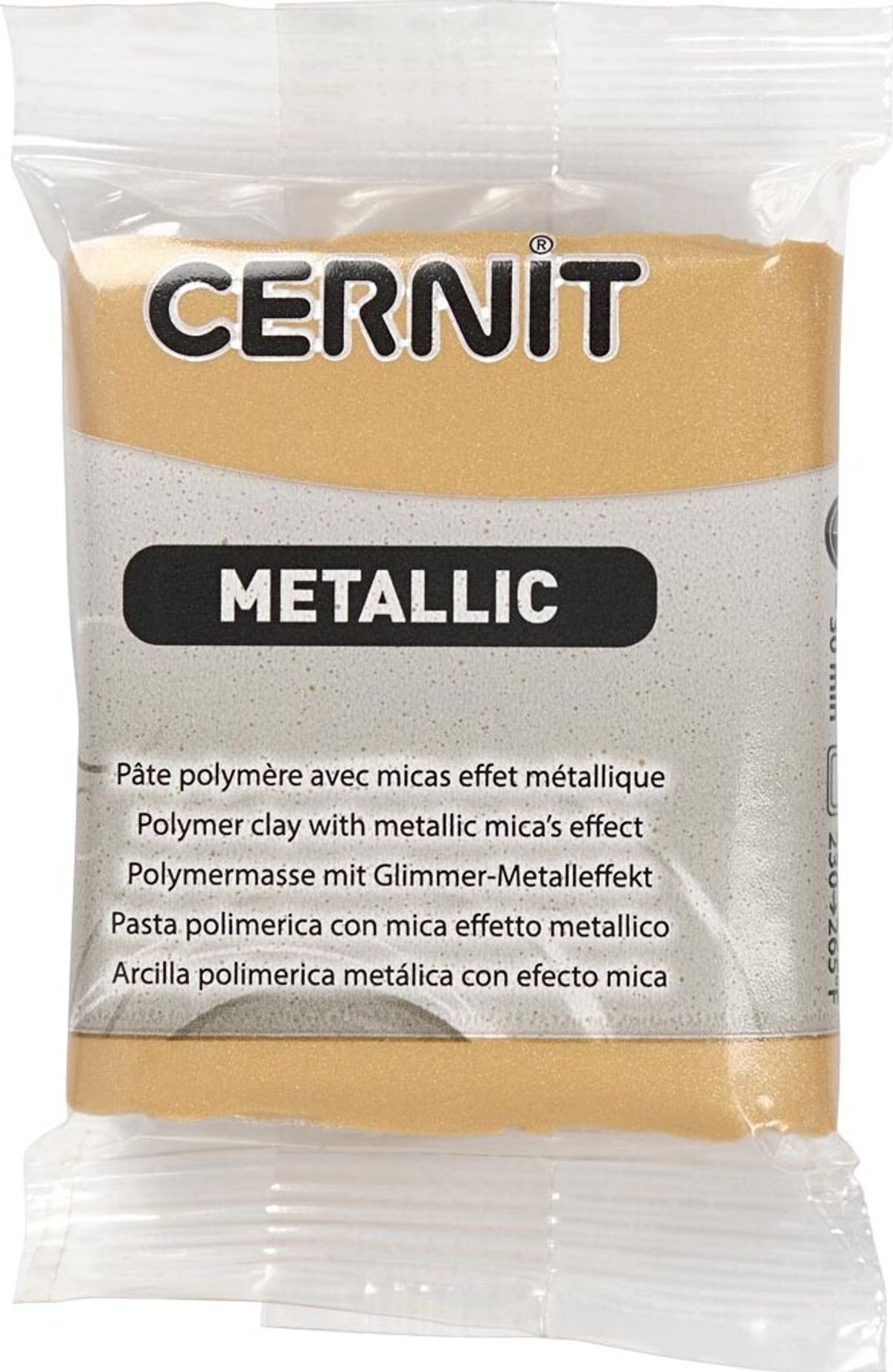 Cernit - Ler - Metallic - Guld - 050 - 56 G