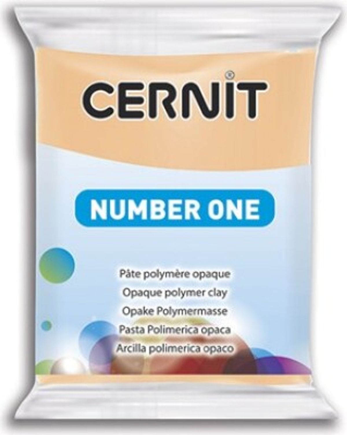 Cernit - Ler - Number One - Fersken - 423 - 56 G