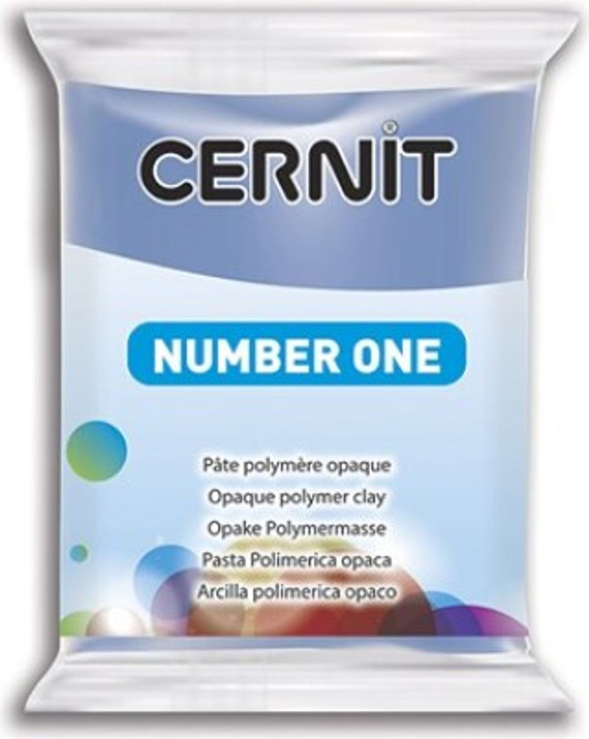 Cernit - Ler - Number One - Havblå - 212 - 56 G