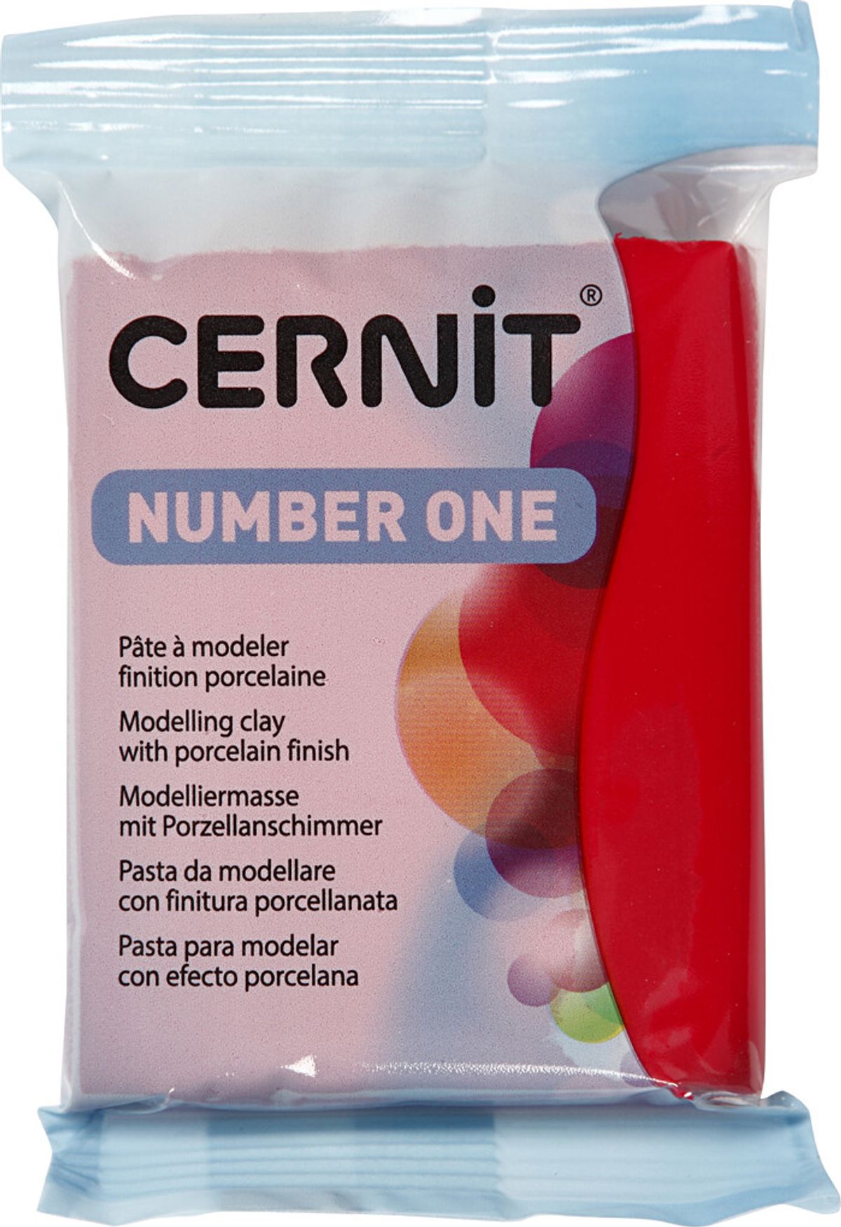 Cernit - Ler - Number One - Jule Rød - 463 - 56 G