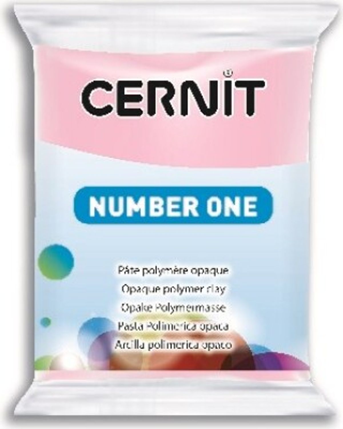 Cernit - Ler - Number One - Pink - 475 - 56 G