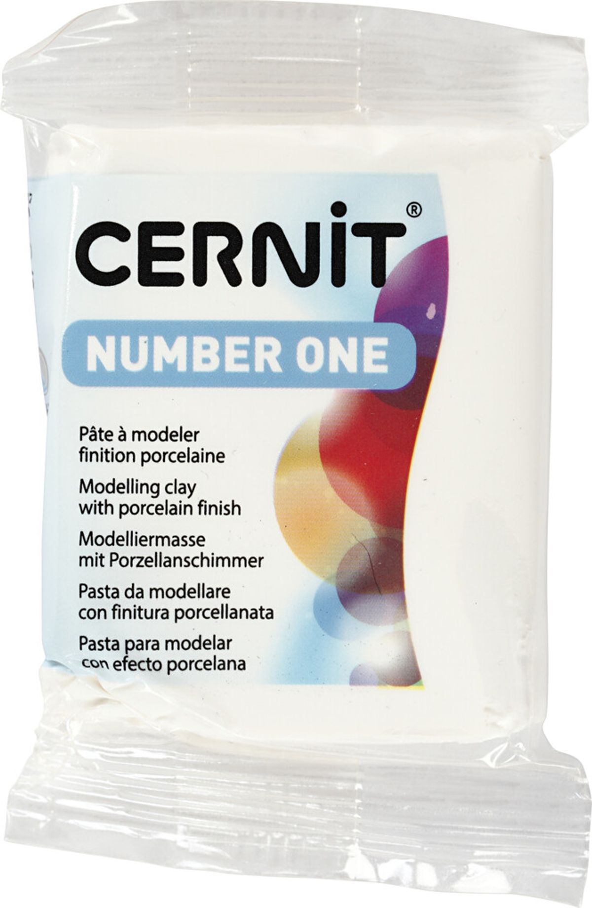 Cernit - Ler - Number One - Uigennemsigtig Hvid - 027 - 56 G