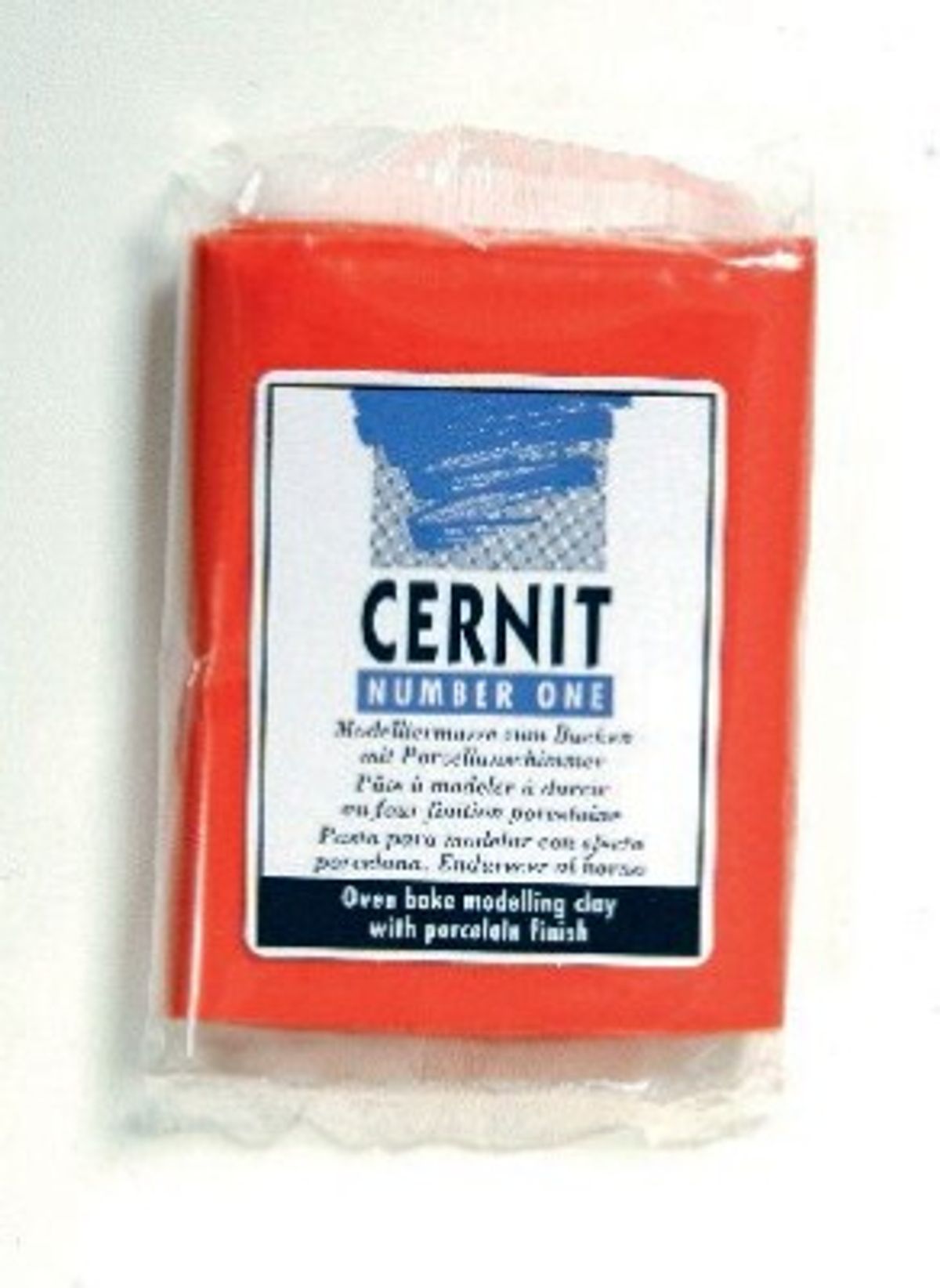 Cernit - Ler - Number One - Valmuerød - 428 - 56 G