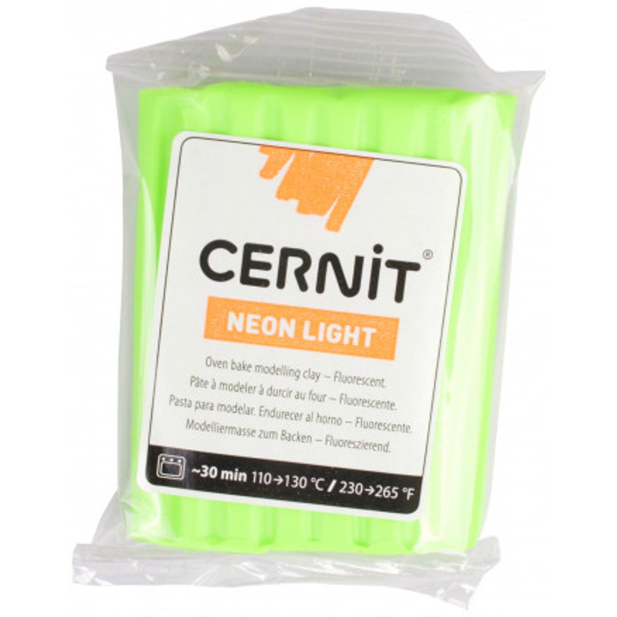 Cernit Modellervoks Neon Grøn 215 56g