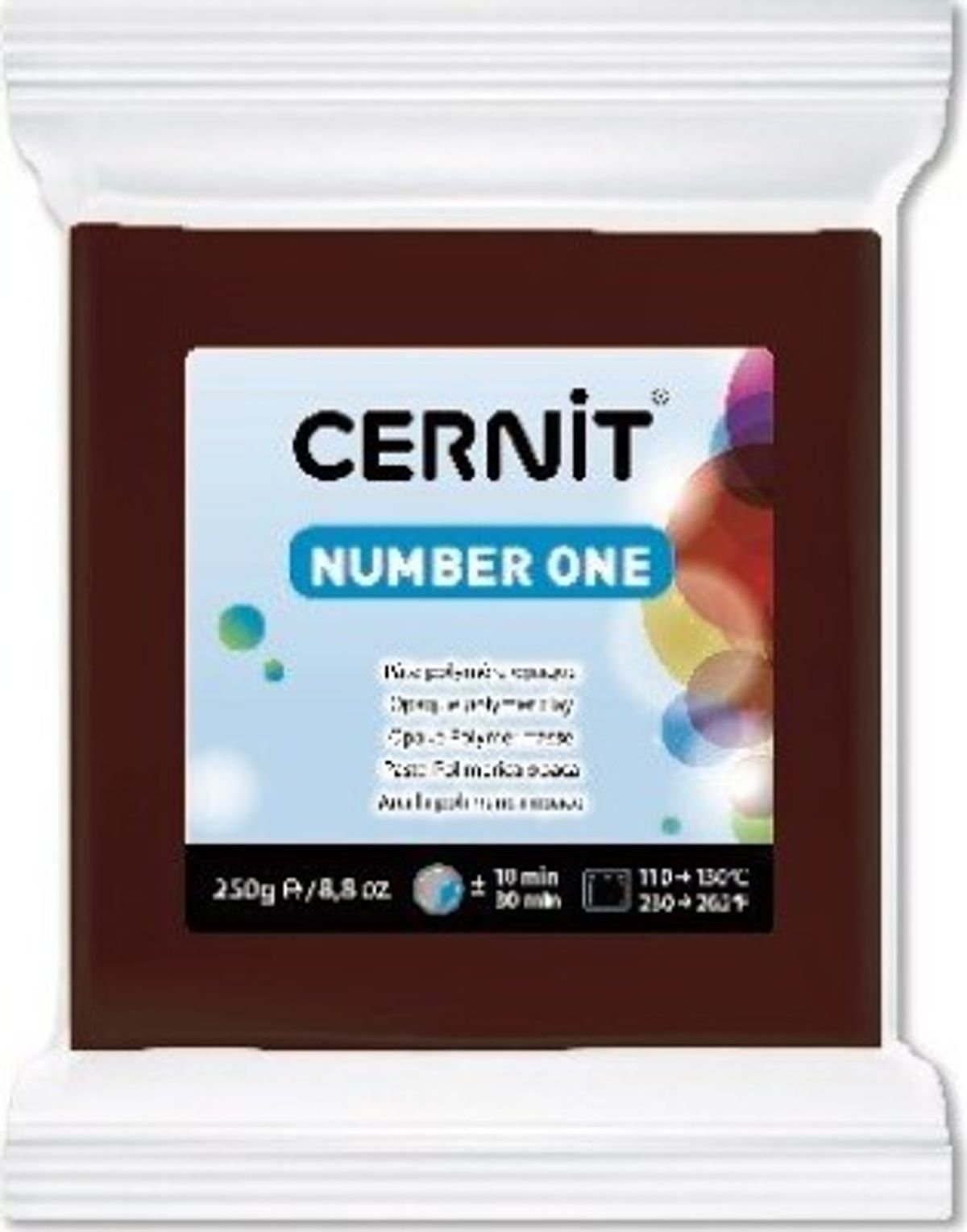 Cernit - Modellervoks - Number One - Brun 250 G