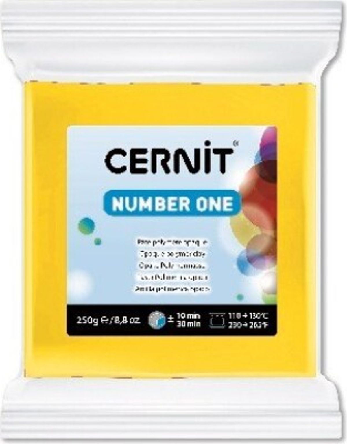 Cernit - Modellervoks - Number One - Gul 250 G