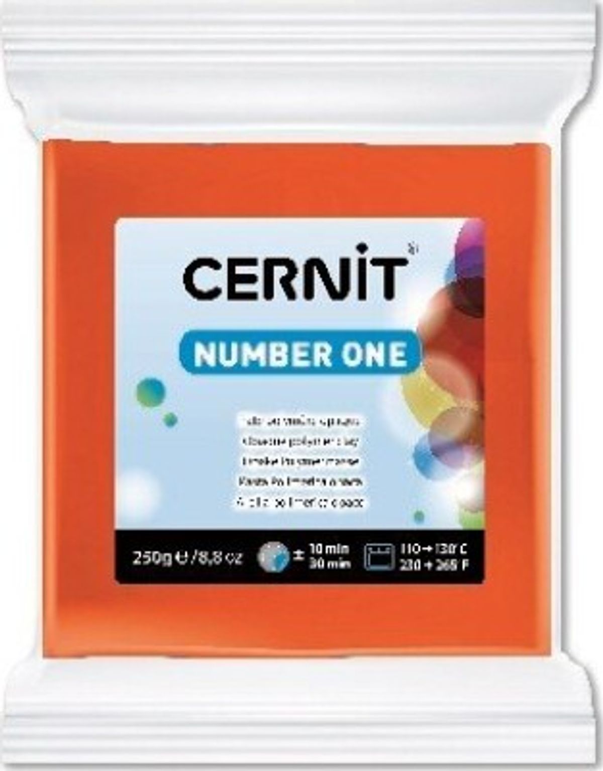 Cernit - Modellervoks - Number One - Orange 250 G