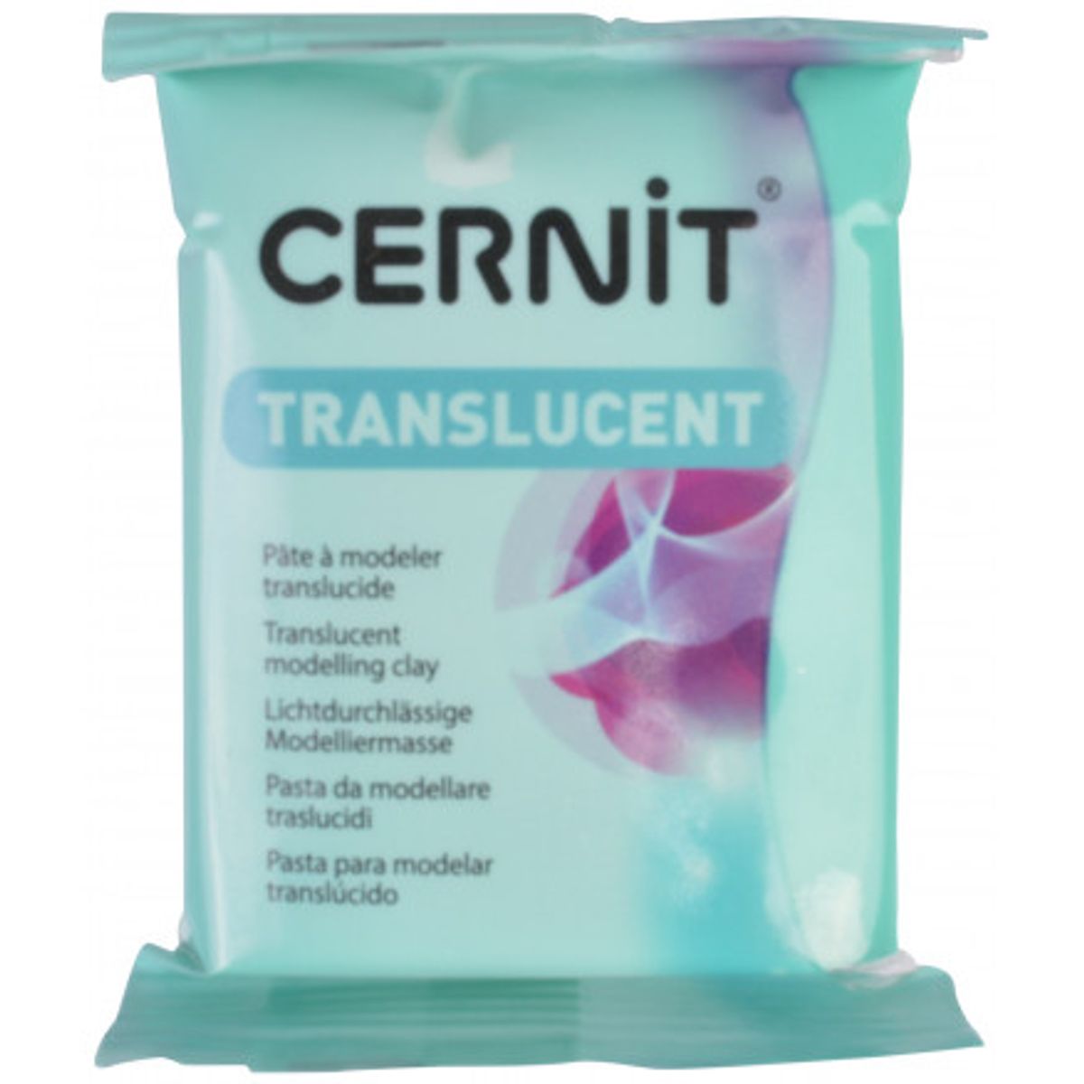 Cernit Modellervoks Transparent 132 Smaragdgrøn 56g