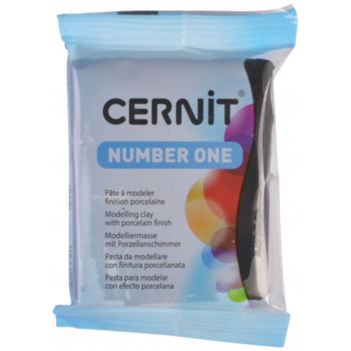 Cernit Modellervoks Unicolor 025 Sort 56g