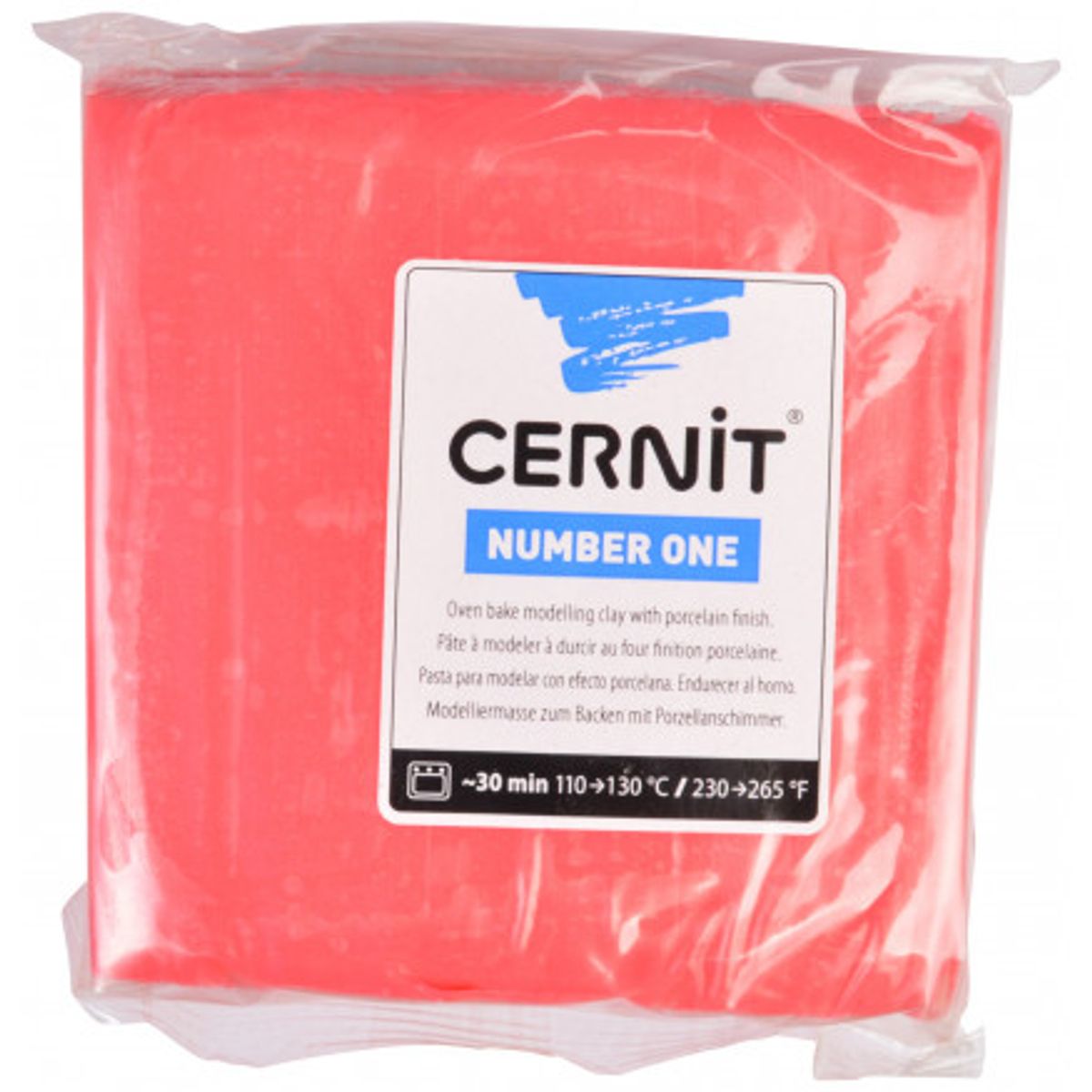 Cernit Modellervoks Unicolor 043 Rød 250g