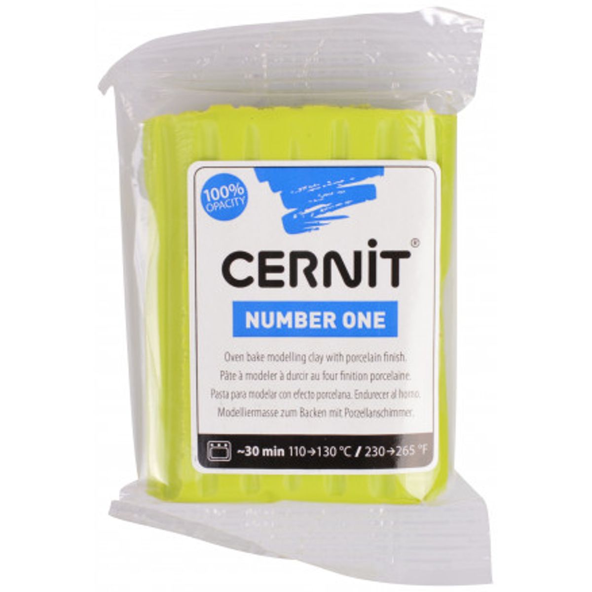 Cernit Modellervoks Unicolor 601 Limegrøn 56g